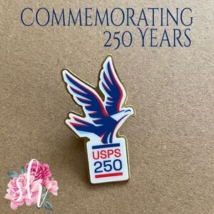 USPS 250 Year Pin Made In USA